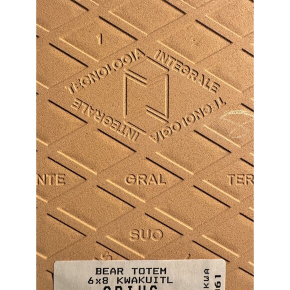 VTG 1988 Santa Fe Art Tile Beaver Totem 6”x8” KWAKUITL Arius Hand Painted Rare!! - Picture 6 of 6